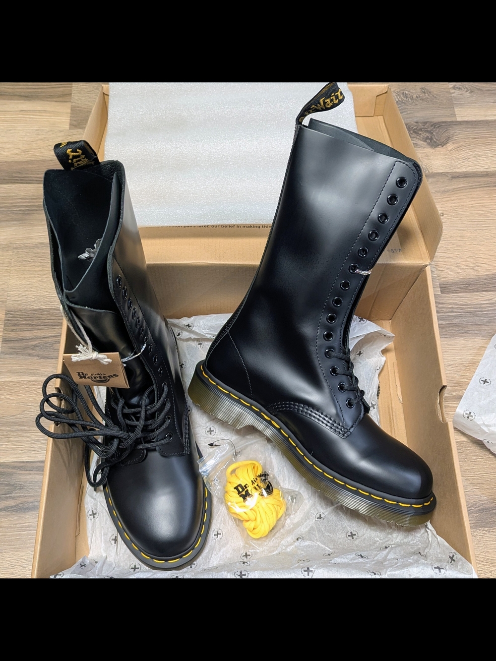 Dr. Martens 1914 Smooth Leather Tall Boots